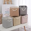 Linen Fabric Storage Basket Large-capacity Household Finishing Storage Basket Laundry Bag Perfect for Home Storage Organization 2