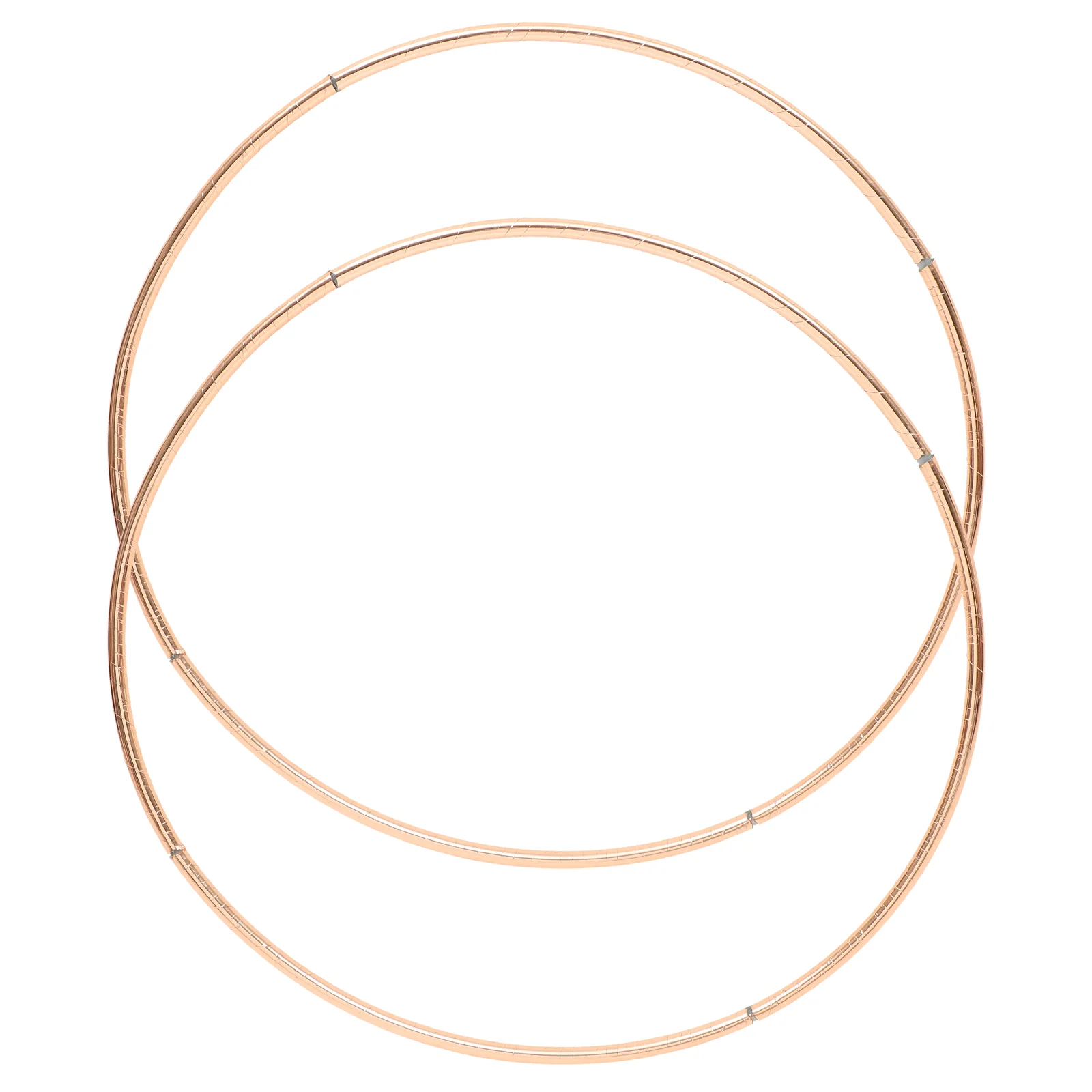 

2 Pcs Balloon Ring Circle Frame Bathroom Decorations Stand Birthday for Girl Arch Round Rose Gold Wall Hoops