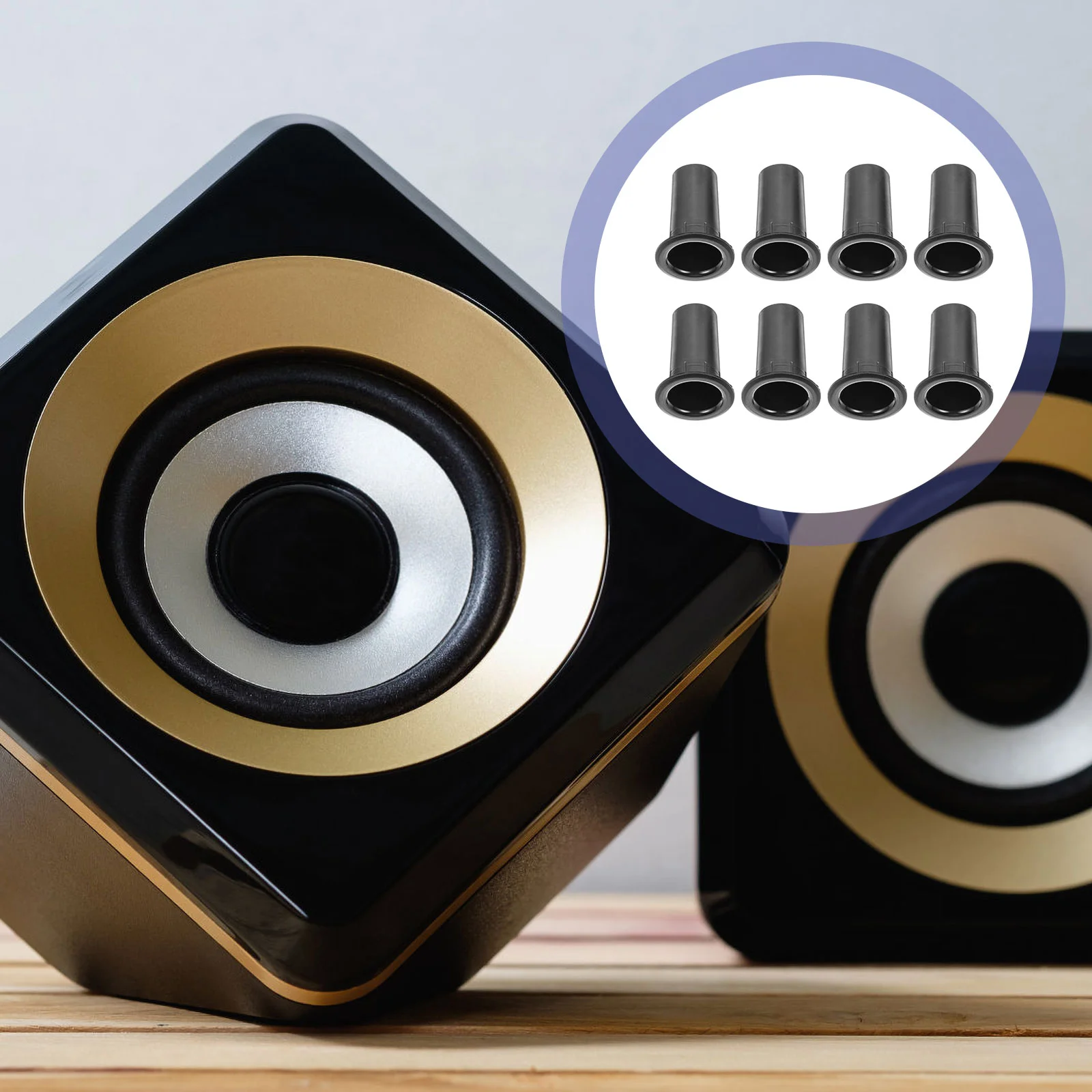 

8pcs Speaker Port Tube for Speaker Cabinet Portable Speaker Home Speaker