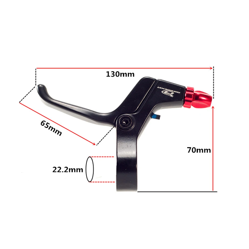 1 Pair Lightweight Brake Lever 2-Finger ALLOY Brake Levers Mountain Bicycle Bike MTB Levers Cycling Parts Bicicleta