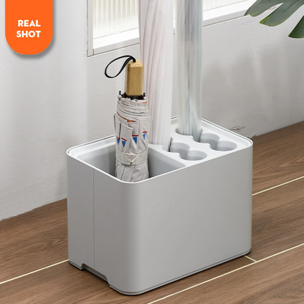 Umbrella Holder Umbrella Storage Rack Household Umbrella Stand Shelf Umbrella Holder Storage Shelf Rack Organizer for Office Home Water Draining