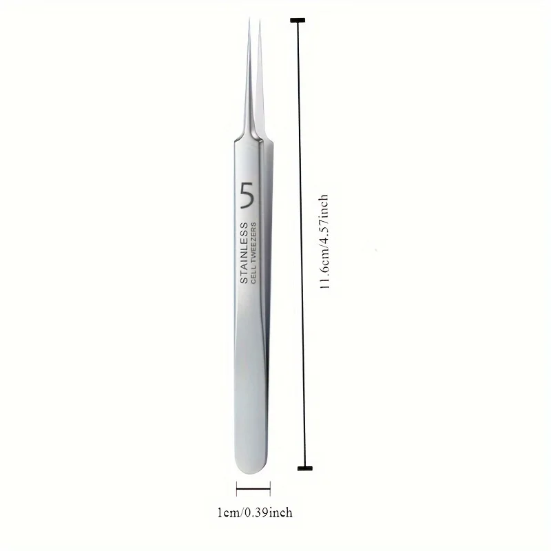 1 Pack Extra Fine No. 5 Cellular Acne Blackhead Tweezers - Facial Beauty Remove Acne Needle Tools for Skin Care 4