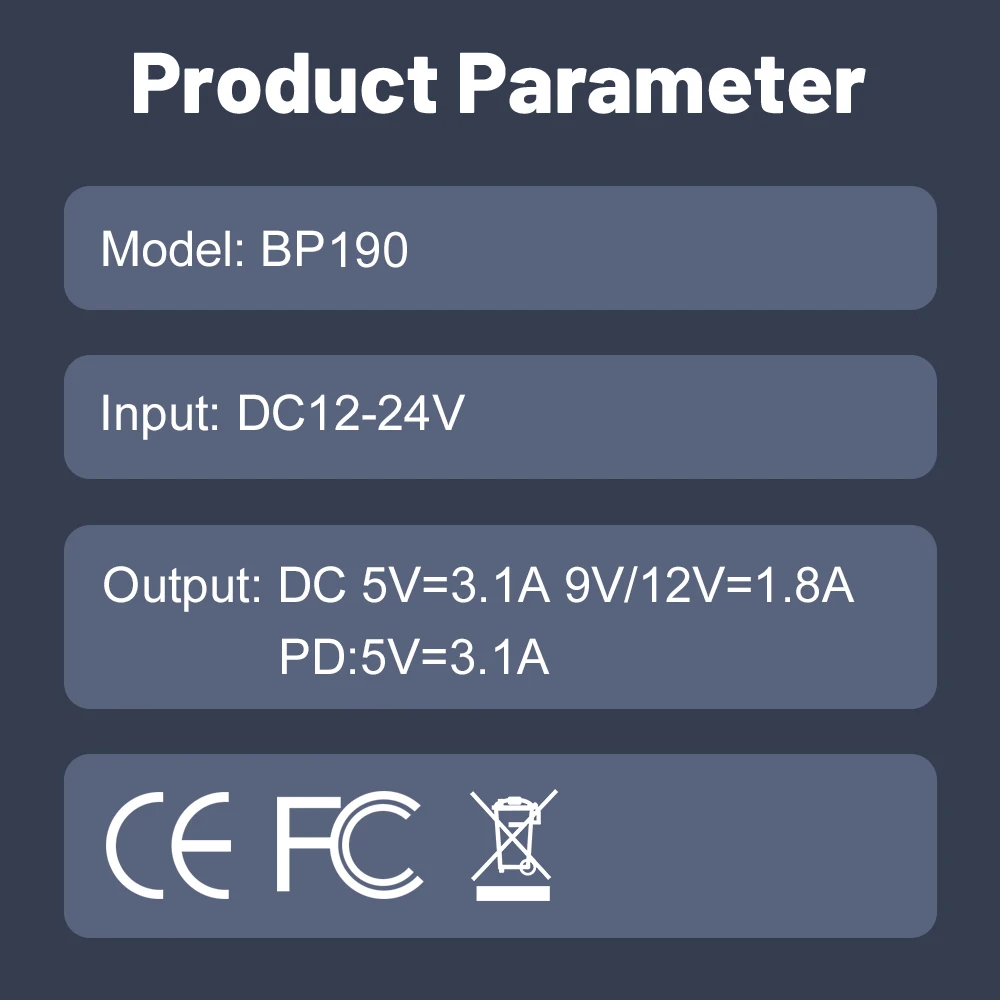 8Ports Car Charger Fast Charging PD QC3.0 USB C Car Phone Charger Type C Adapter in Car For iPhone Samsung Huawei Xiaomi