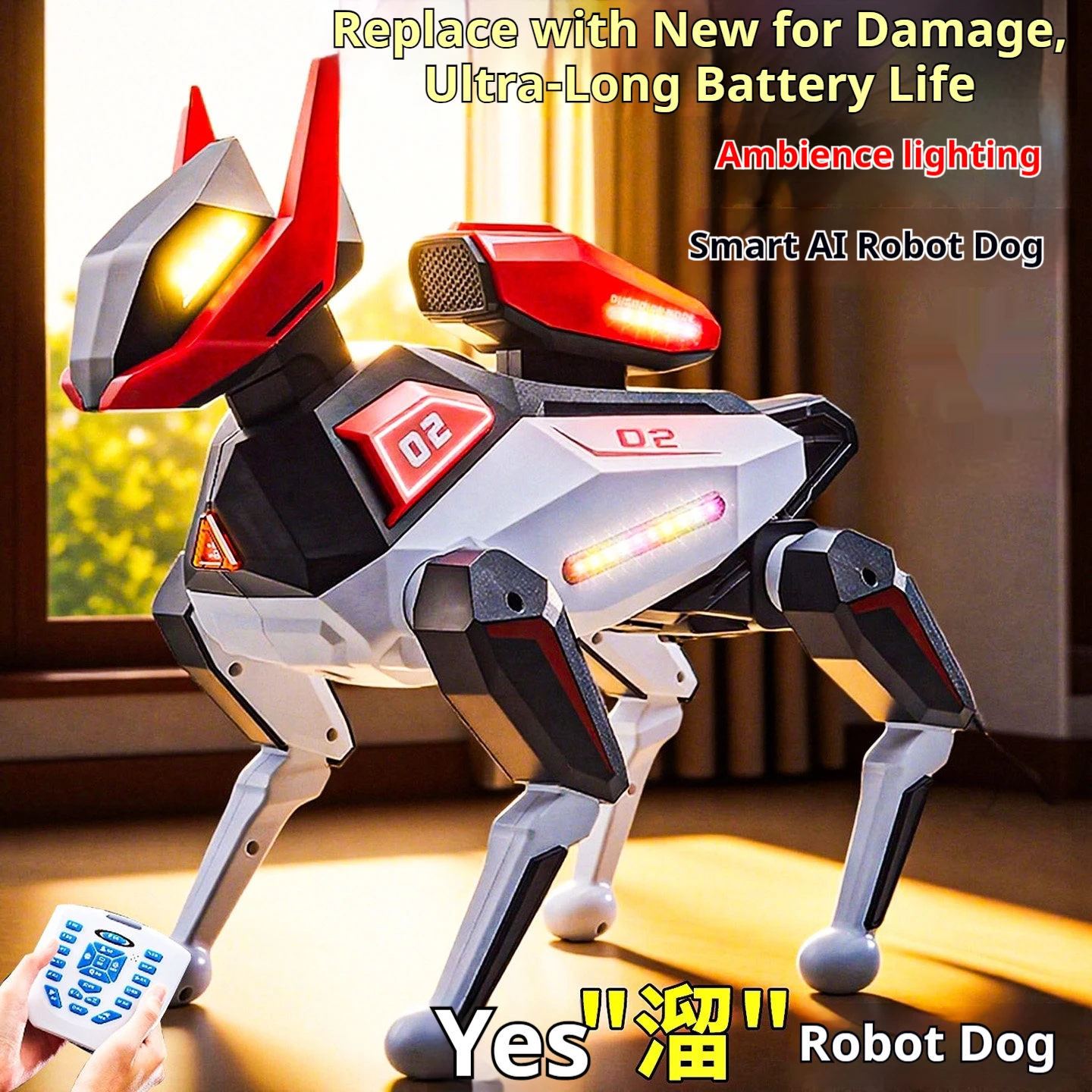 AI 지능형 로봇 강아지 2026 새로운 애완동물 고급 기술 전자견 생체공학 인..