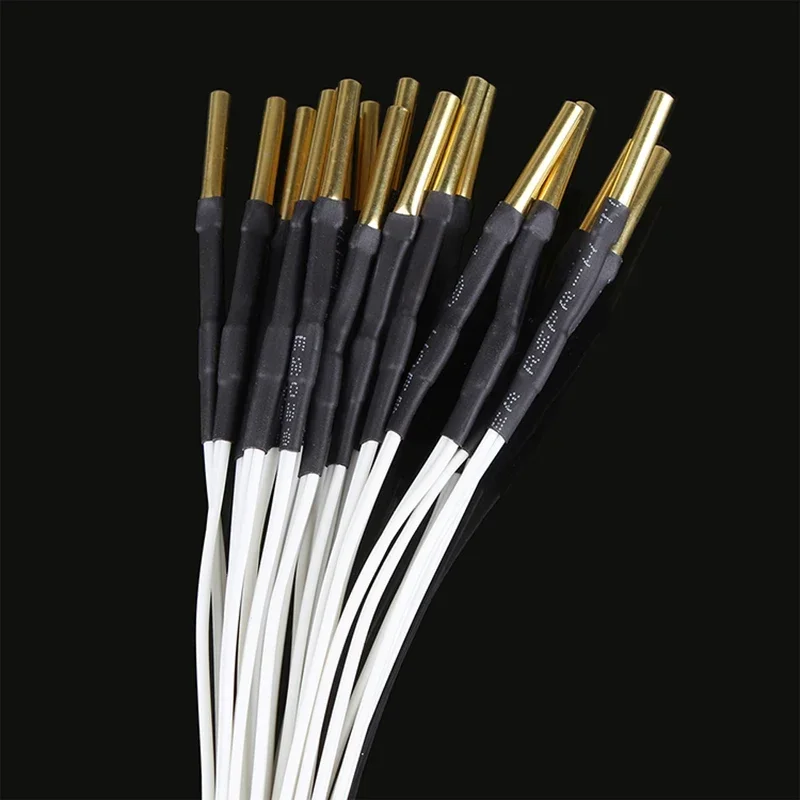 NTC 서미스터 카트리지 센서 고온 280, 100K Ohm B3950, E3D PT100 V6 히터 블록 3D 프린터용, 2 개