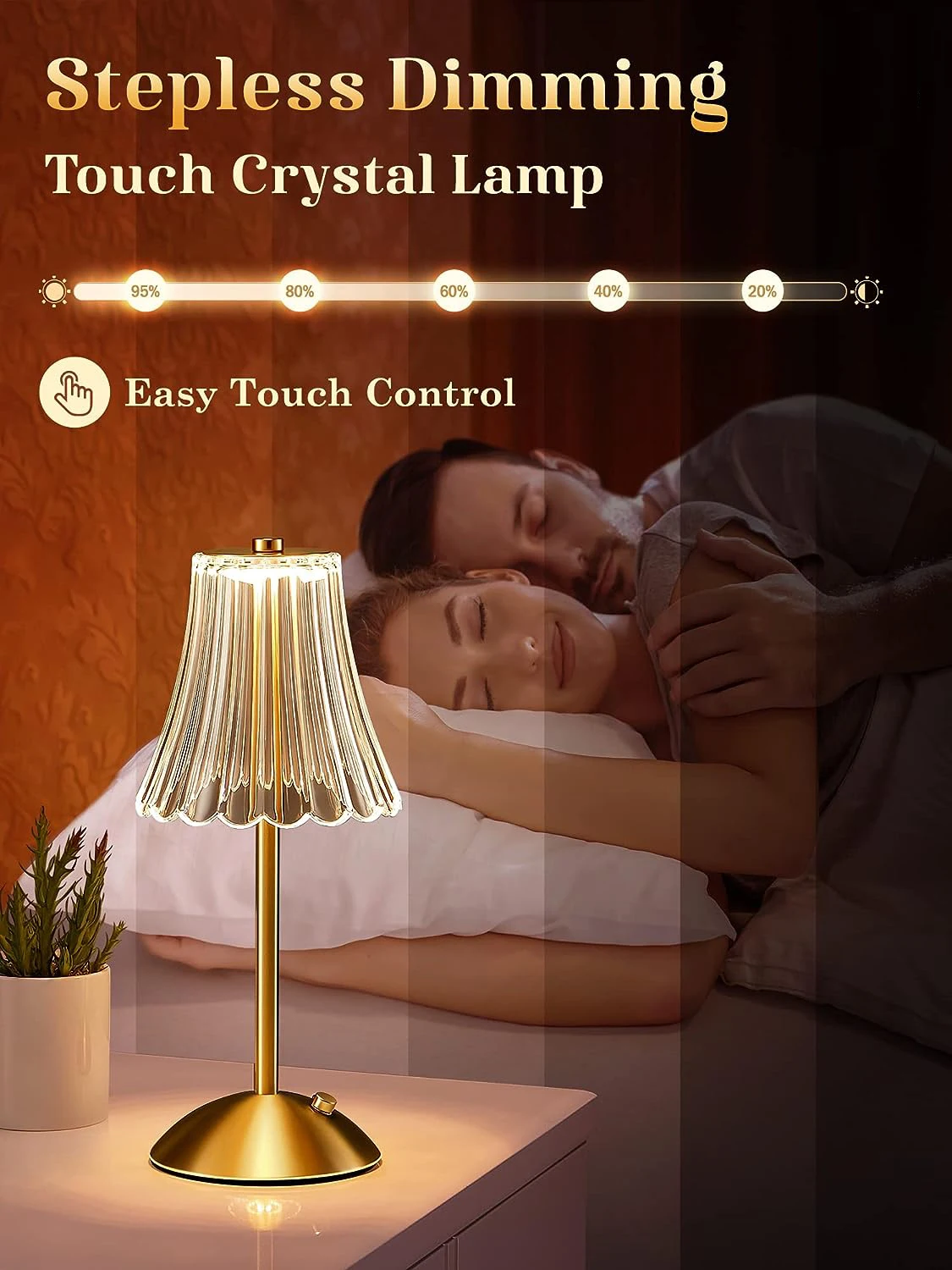 LED Touch Sensor Rechargeable Night Light for Home and Hospitality Decor