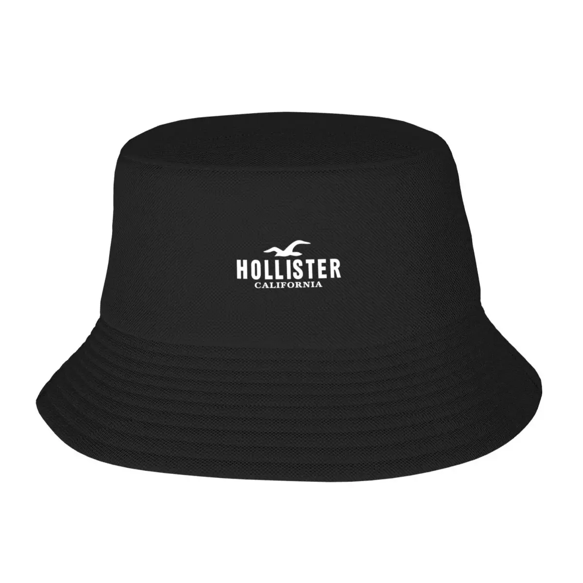 

New white hollister california logo Bucket Hat Fashion Beach |-F-| Hats For Men Women's