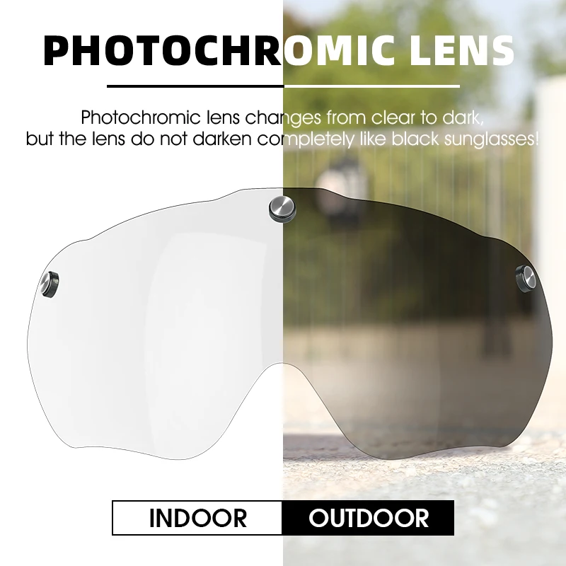 WEST BIKING Cycling Helmet With LED Light Goggles Photochromic Lens For Bicycle Motorcycle