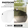 WEST BIKING Cycling Helmet With LED Light Goggles Photochromic Lens Bicycle Helmet Men Safe Cap MTB Road Bike Motorcycle Helmet 3