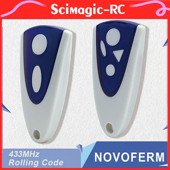 100% 호환 가능 NOVOFERM NOVOTRON 502 MAX43-2, 504 MAX43-4 MCHS43-2 MTR43-2, 433.92 MHZ 롤링 코드 차고 문짝, 원격 제어