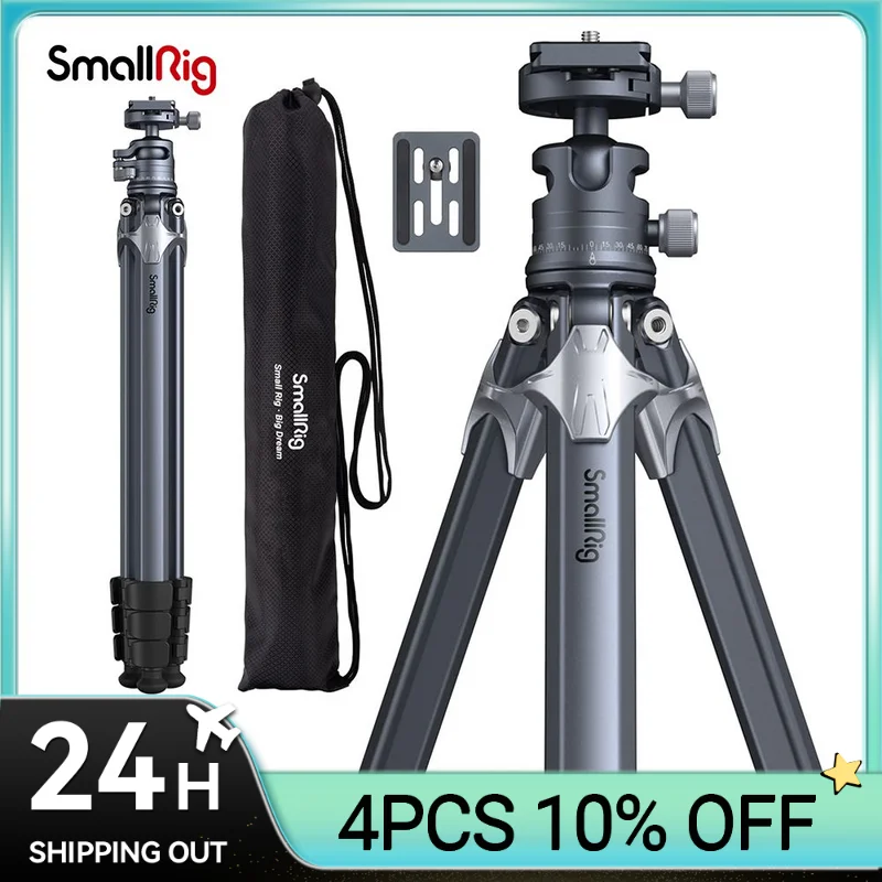 SmallRig Lightweight Travel Tripod AP 01 with Compact Structure,360