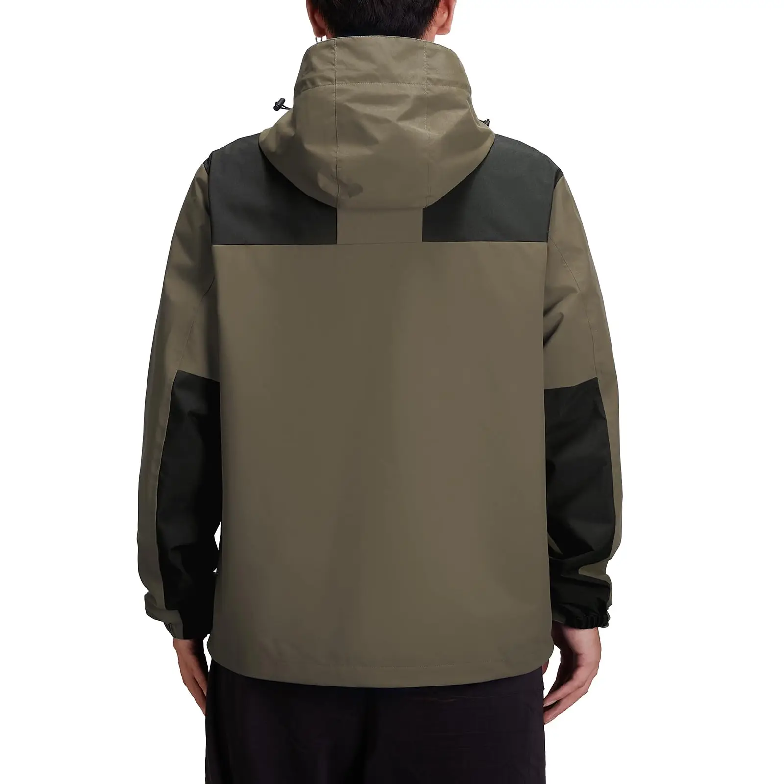 GOLDEN CAMEL Men's Rain Jackets Waterproof with Hood Lightweight Softshell Single Jackets Zip Up Windbreaker Jacket for Hiking hiking jackets,waterproof hiking jackets,waterproof jacket,waterproof coats,softshell jackets