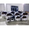 Gold Silver Hanging Inflatable Mirror Balls Chrome Pvc Mirror Spheres For Events Fairs Clubs Show Rooms 4