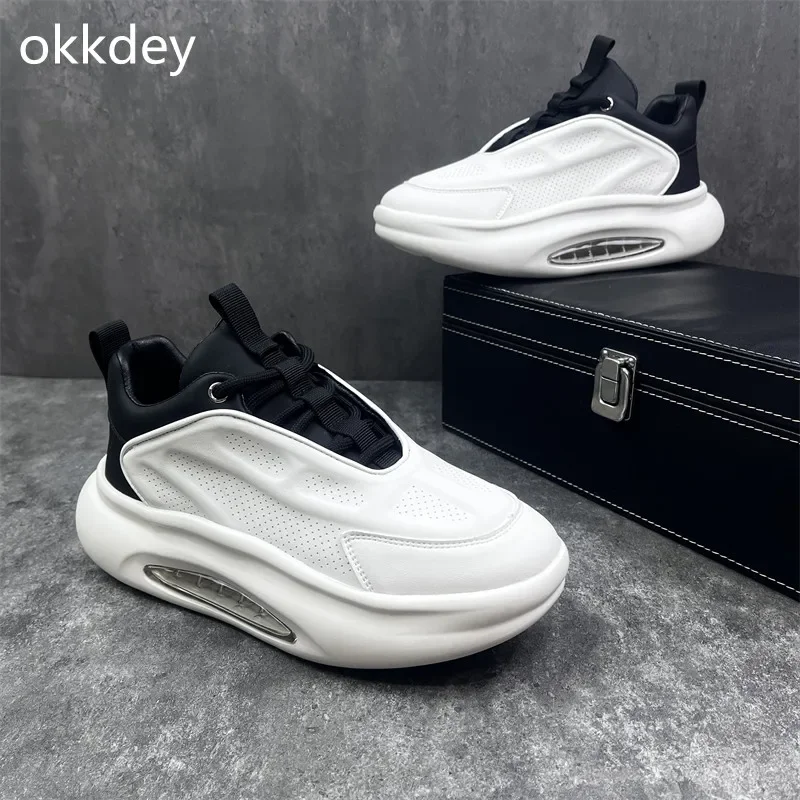 

Casual Sneaker for Men Wear-Resistant Fashion Trendy All-match Comfortable Outdoor Platform Round Toe Shoes Spring Summer Main