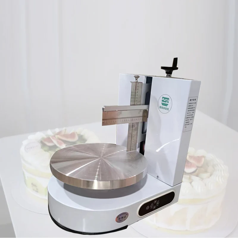 

Small Desktop Cake Cream Icing Spreading Coating Machine Birthday cake Smoothing Decorating Spreader Machine