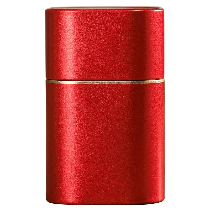 Metal Box Stainless Steel Tea Can Mini Travel Portable Container Jar Sugar Coffee Caddy Organizer Tea Sealed Box Kitchen Storage tea tin box tea canister