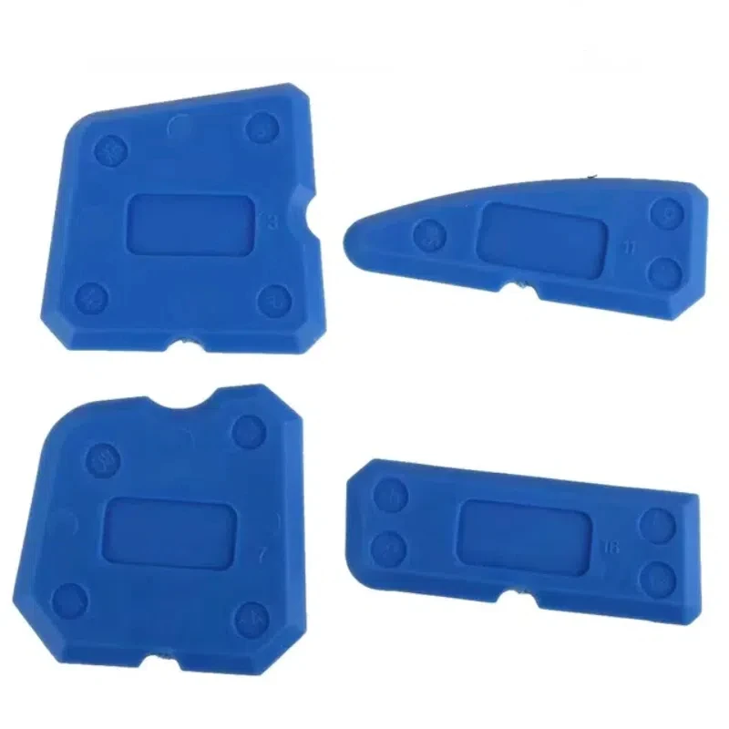 4-Piece Silicone Caulking Tool Set Versatile Easy Clean-up Professional Sealant Spreading