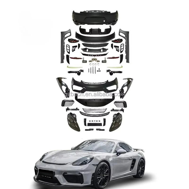 981型カイマンボクスター（旧型）から982型718 GT4型へのボディキット