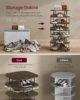 SONGMICSHOME 7-Tier Rotating Shoe Rack Tower Shoe Closet Organizer 28-35 Pairs for Entryway Living Room Shoe Shelf Storage 4