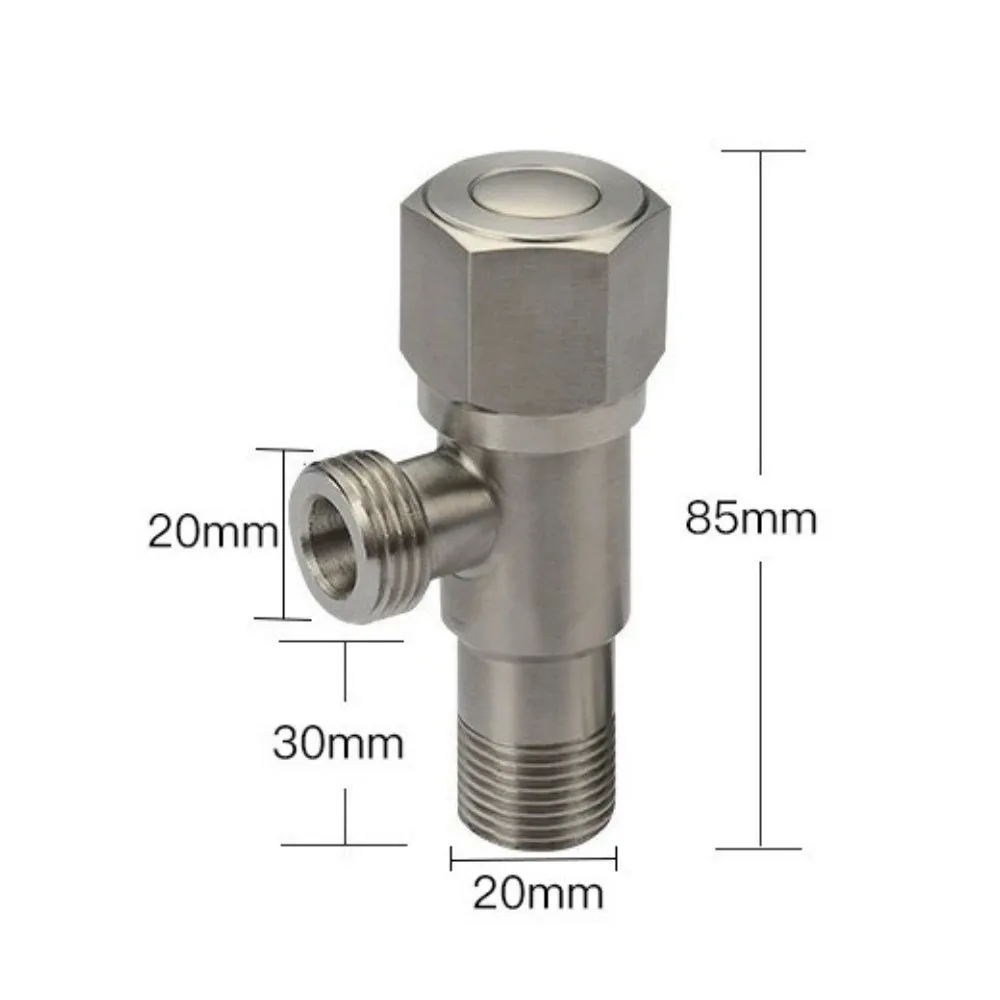 Stainless Steel Hot Cold Water Angle Valve for Bathroom