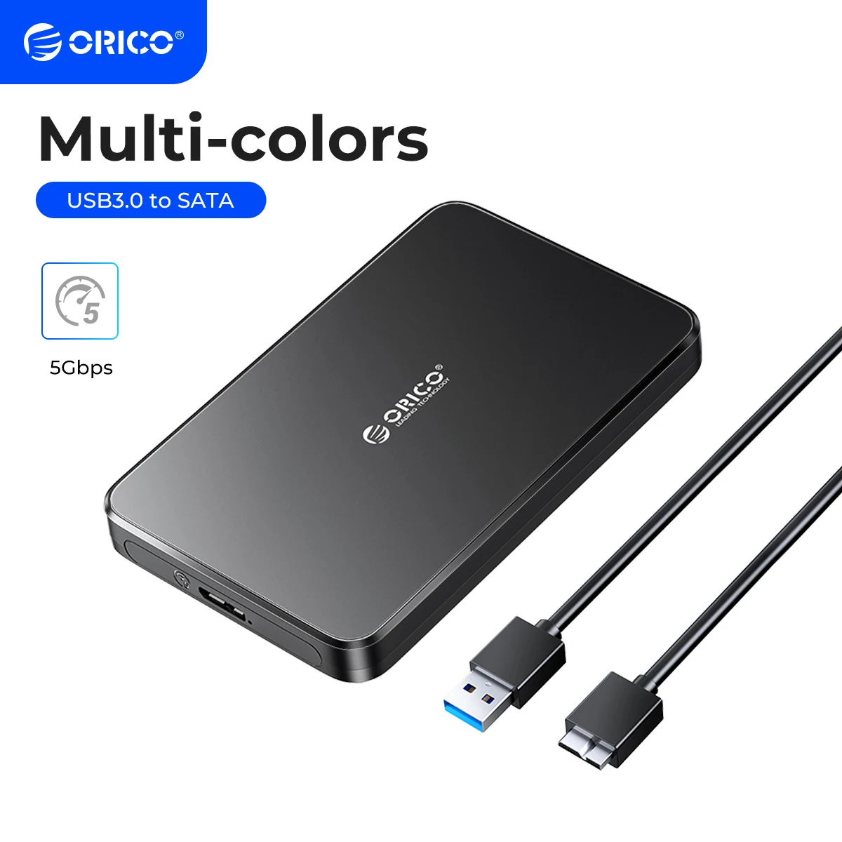 Carcasa Externa Para Disco Duro/SSD De 2.5 Pulgadas - USB 3.1 Tipo C, Hasta 4 TB, Transparente