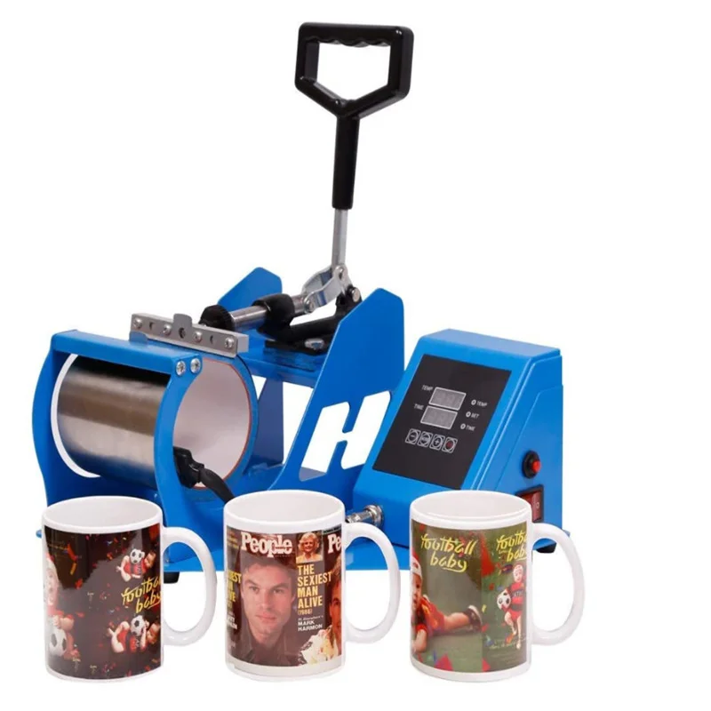 VEVOR Mug Press Machine, Automatic Mug Heat Press for Sublimation 11-15oz,  Coffee Cup Transfer Printing, DIY Presents Gifts White