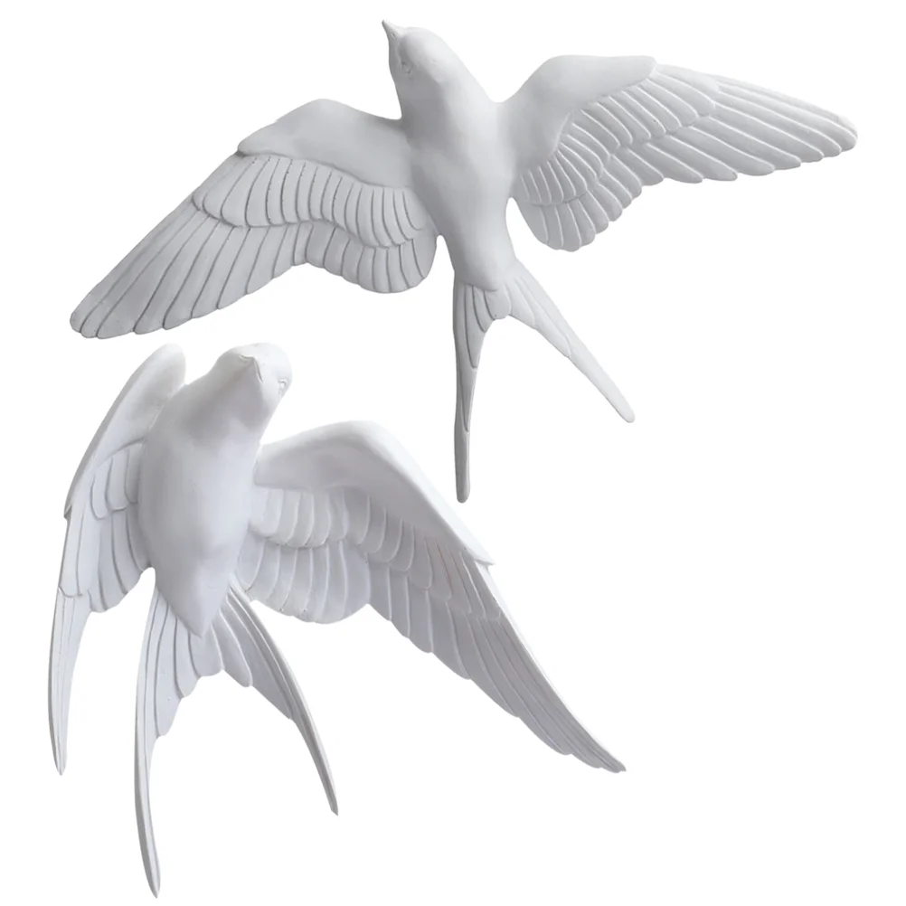 

2Pcs Swallow Home Decor Swallow Ornament Swallow Model Artificial Swallow Artificial Swallow Adornment