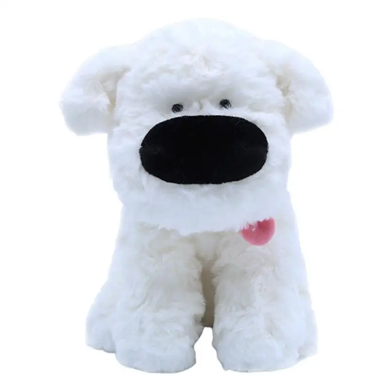 Dog Plush Toy Soft Dog Sofa Plushies 23cm Soft Stuffed Tongue Out Dog Animal For Kids Adults Perfect Bedroom Sofa Home