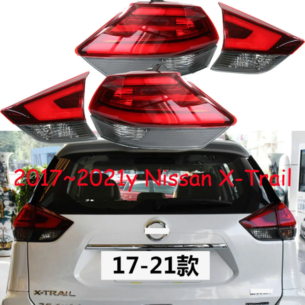 

1pcs car bumper Rogue tail light for Nissan X-Trail taillight xtrail 2017~2021y car accessories Taillamp X-Trail rear light fog