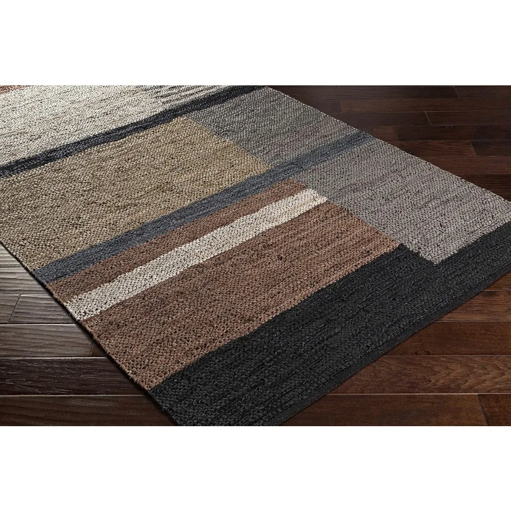 Living Room, Bedroom Leather Area carpet-Bohemian Modern Bohemian carpet