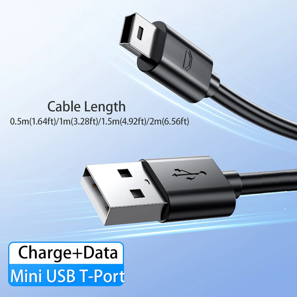 미니 USB 케이블 - USB 고속 데이터 충전 케이블, MP3 MP4 플레이어, 차량용 DVR, GPS, 디지털 카메라, HDD용 휴대폰 액세서리