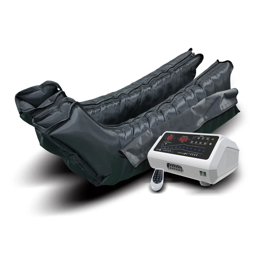 

Professional Intermittent Pneumatic 12-Chamber Pressotherapy Massage Body Recovery Compression Boots for Lymphatic Drainage