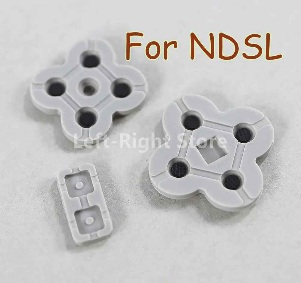 10Set Per Set Di Tappetini In Gomma Conduttiva Ds Lite Parte Di Ricambio Per Pulsanti In Silicone Dsl Dsl