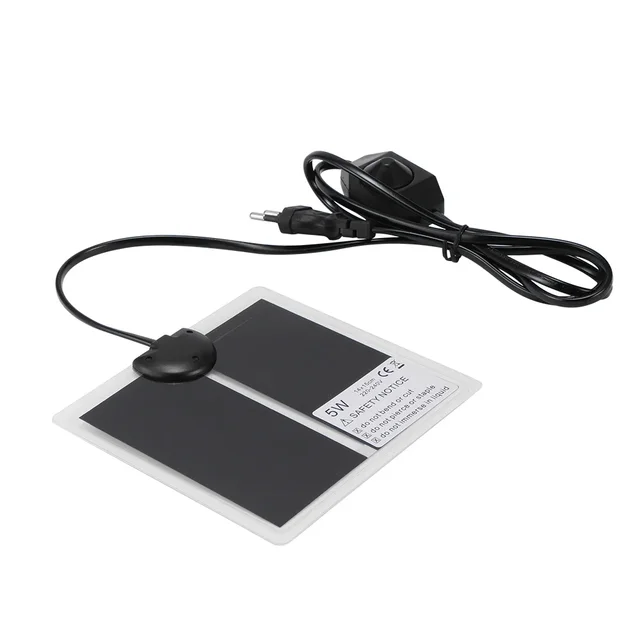 Pet Warm Heater Reptile Pet Heating Pad Pet Reptile Vivarium Terrarium Warm Heater with Thermostat Controller EU Plug 5
