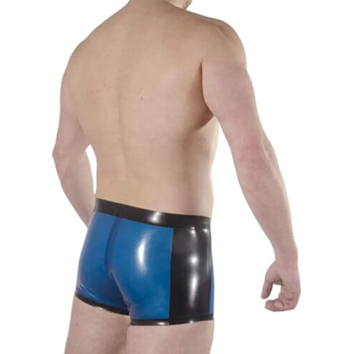 

Latex Panies Rubber Gummi Blue Boxer Shorts Underwear Handmade for Men Wear