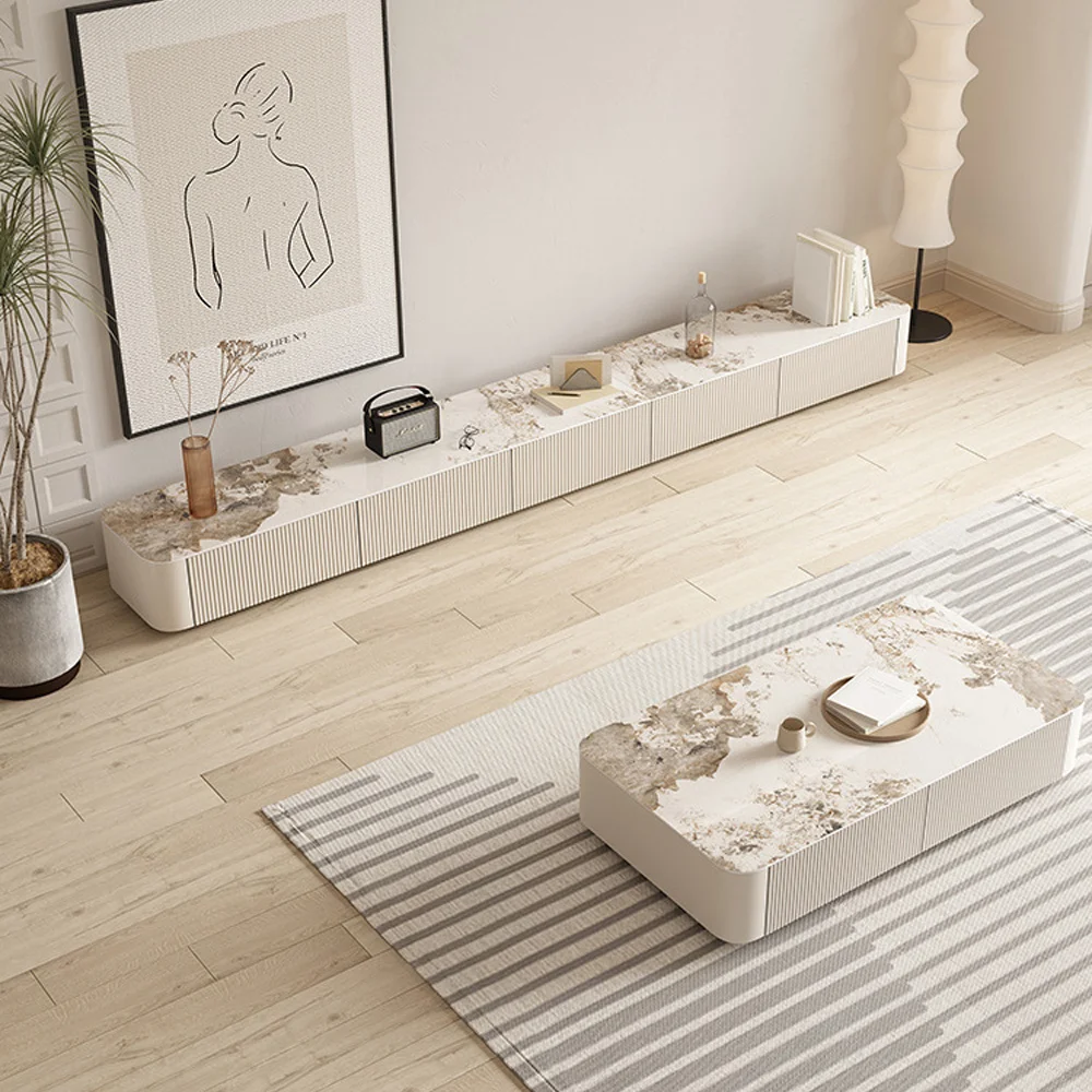 Luxury Design Unit Tv Cabinet Coffee Table For Living Room Furniture Tv Stand And Coffee Table Set