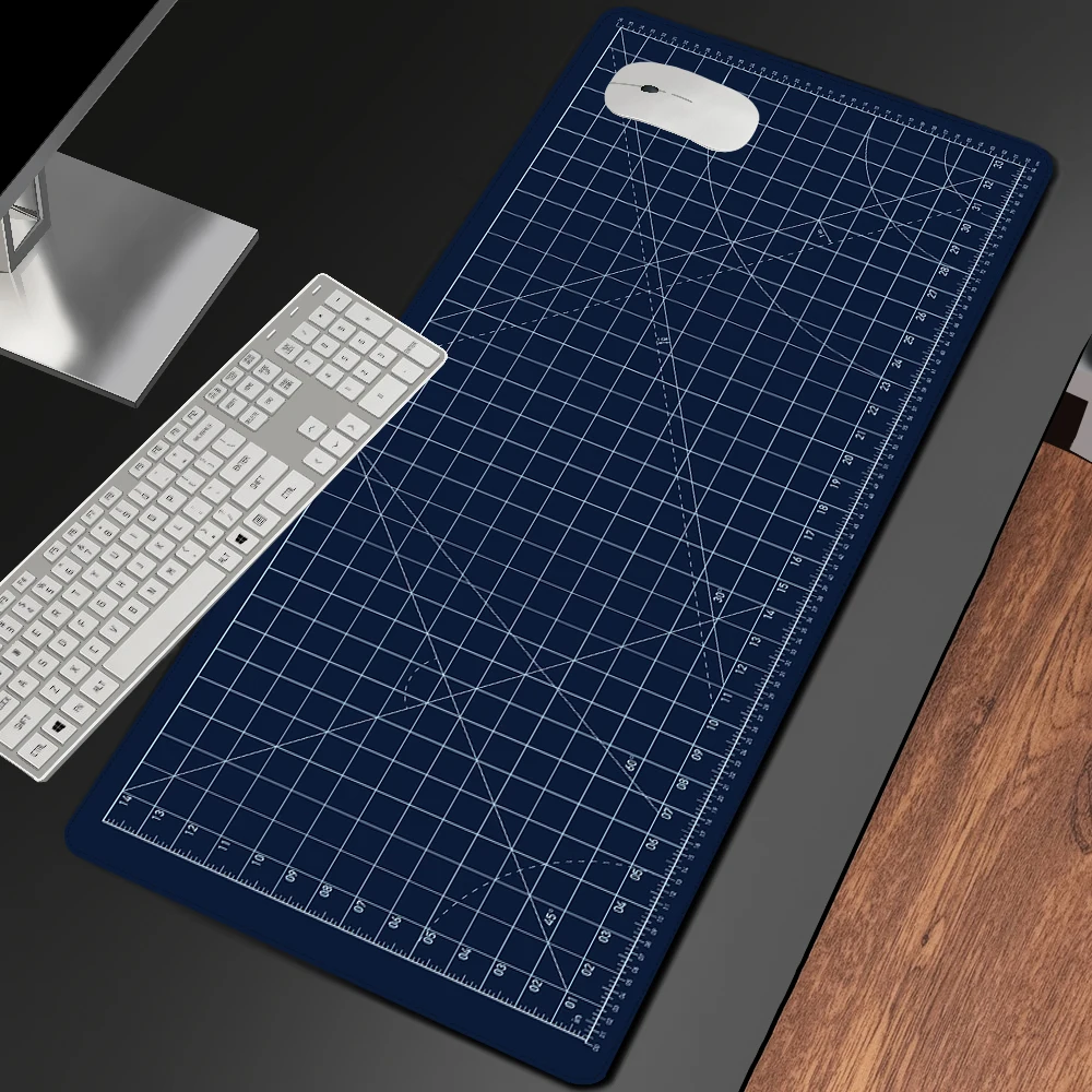 Anime Mousepad para Gamer Corte-mat Branco-sobre-preto Mouse Pad Acessórios de Computador Fit para Laptop Jogos Laptop Desktop - Imagem 3