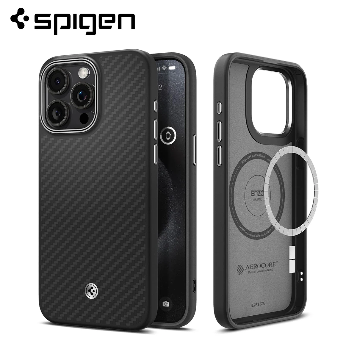 Mag Armor Black (MagSafe) Spigen iPhone 15 Pro Max