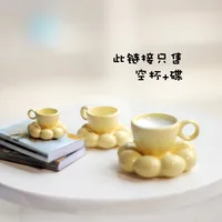 1/6 Ob11 Miniature Items Dollhouse Coffee Cup saucer Teacup Mini Stuff Toys Tableware Model Dolls House Furniture Accessories 2