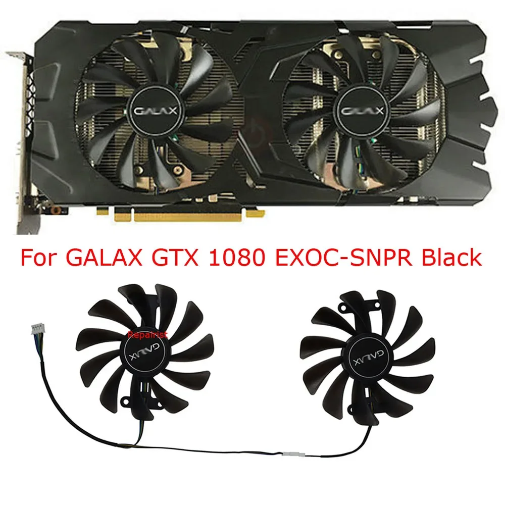 2Pcs/Set,Video Cards Fan Cooler,For GALAX GTX1070 EX,For GALAX GTX