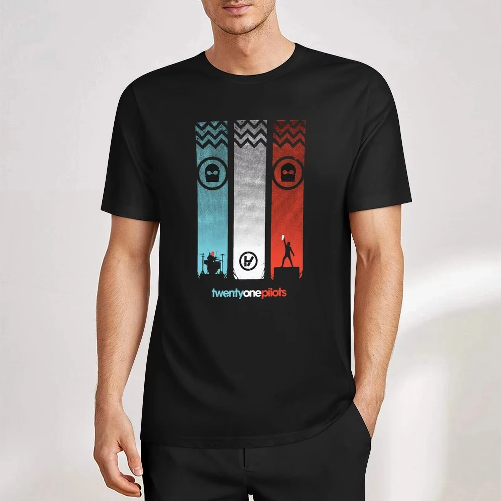 BandT-Twenty O-One P-Pilots T Shirt,Pure Cotton Casual Punk Sweatshirt,Hip Hop Clothes Vintage Tops Streetwear
