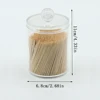 Acrylic Makeup Organizer Cotton Swabs Qtip Container Cosmetic Jewelry Cotton Pad Storage Box for Bathroom Organization 4