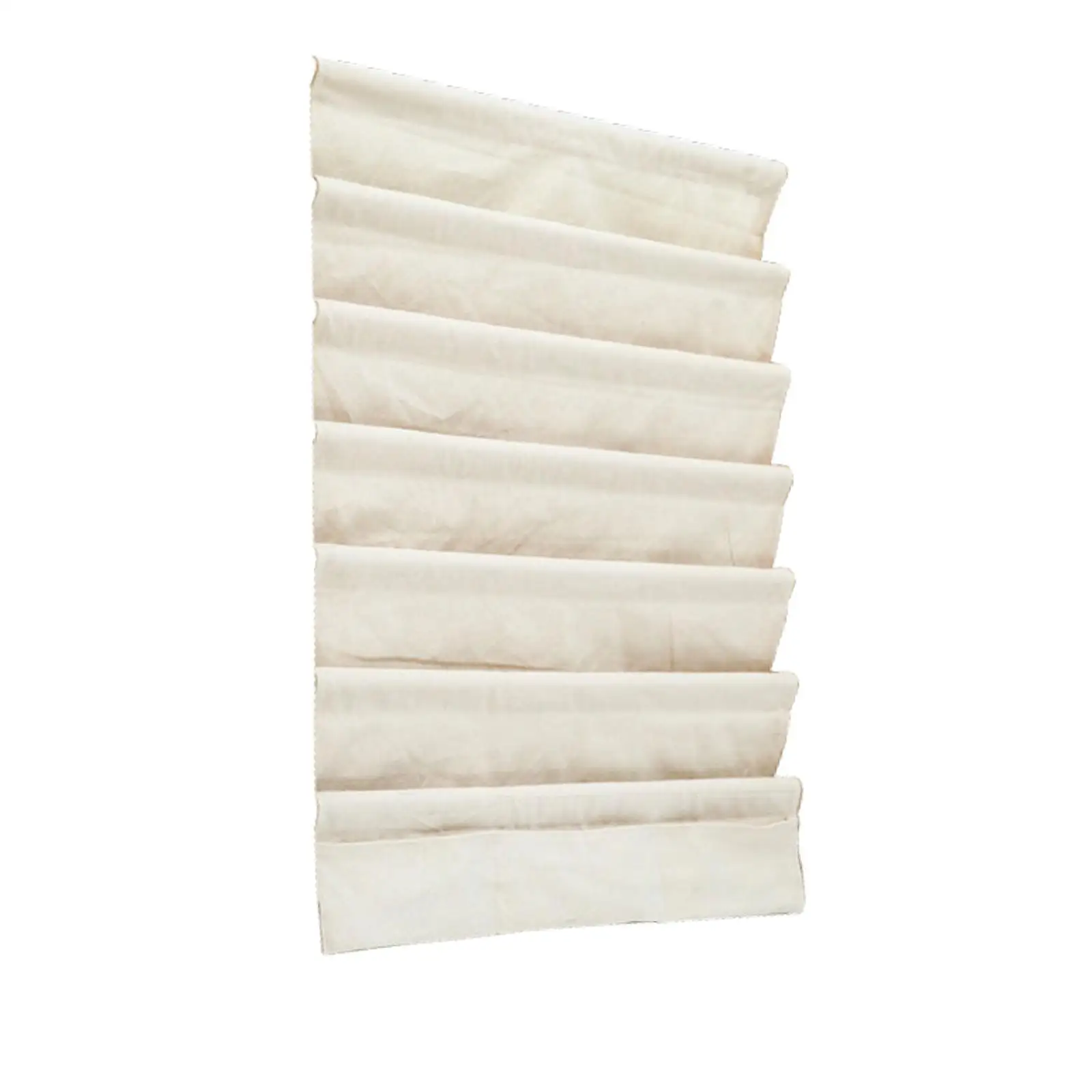 7 Tiers Pocket Children's Bookcase Pocket Replace Pouch Book Rack Organizer Pocket for Kindergarten Preschool Magazines Books