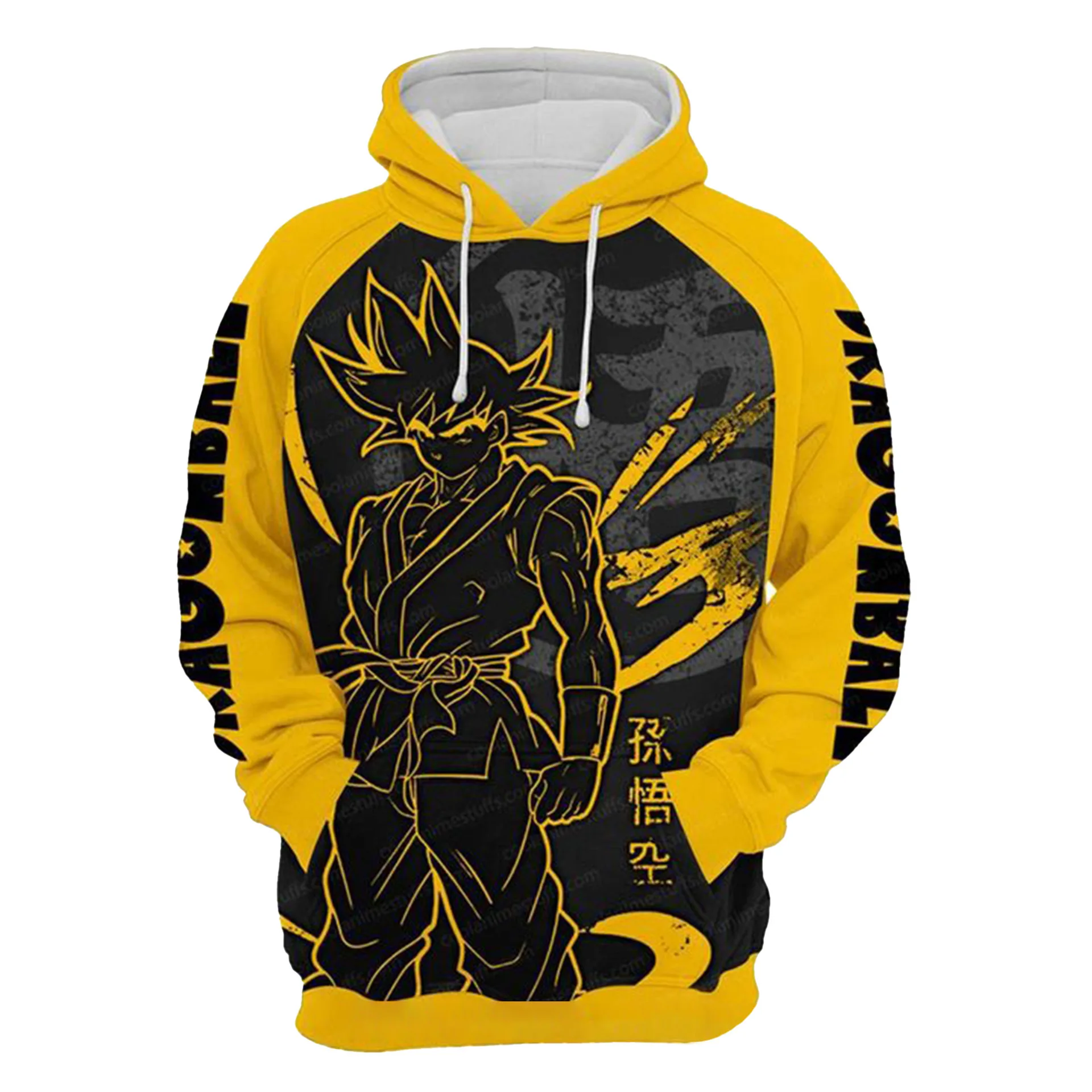 

2023 Kids Dragon Ball Z Hoodie Boys Fashion Long Sleeve Spring Men Women Pullover Japanese Anime Clothes