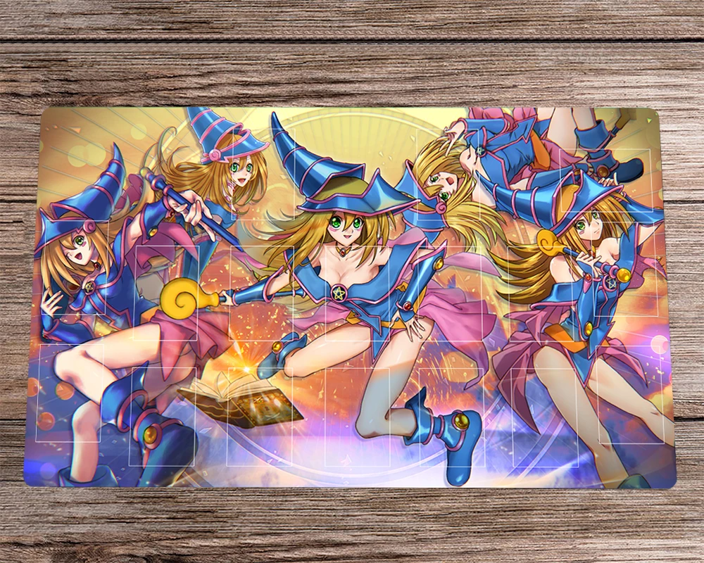 YuGiOh Dark Magician Girl CCG TCG Playmat Anime Trading Card Game Mat