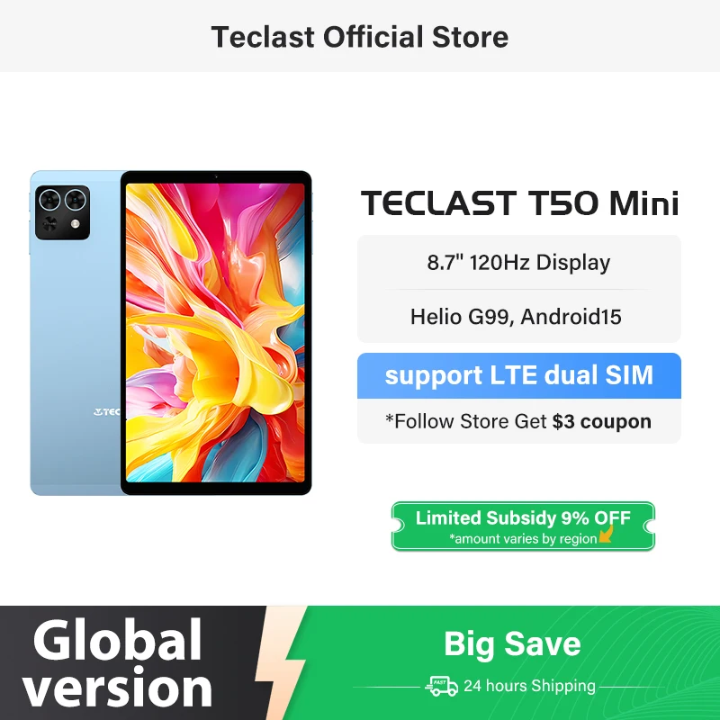 Teclast T50 Mini Tablet 8.7