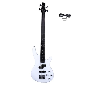 Exquisite Stylish IB Bass with Power Line and Wrench Tool White 1