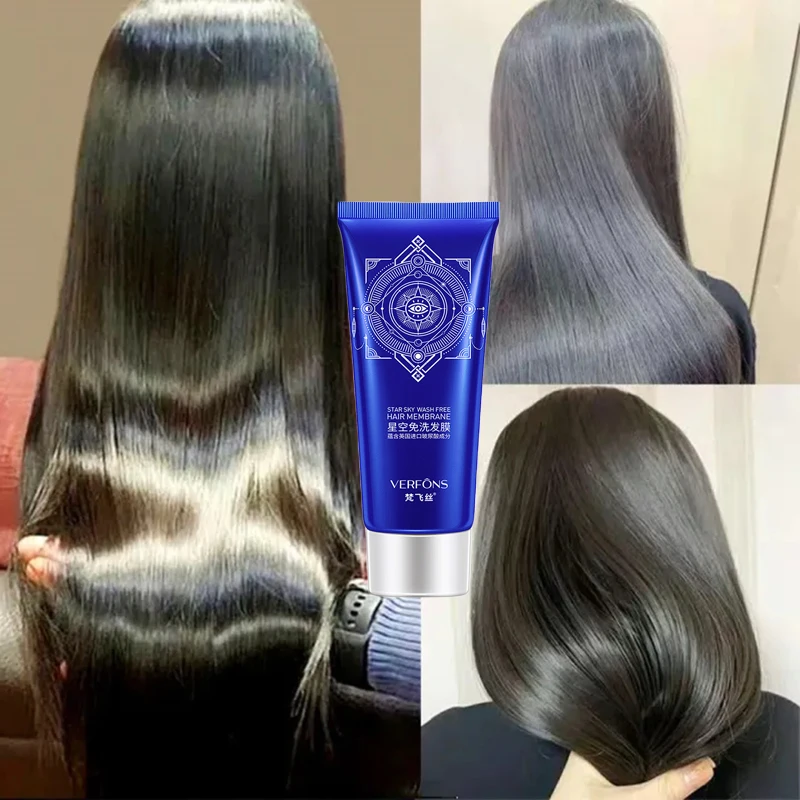 

80g Keratin Hair Mask Magical 5 Seconds Repair Damage Frizzy Treatment Scalp Hair Root Shiny Balm Straighten Soft Care Product