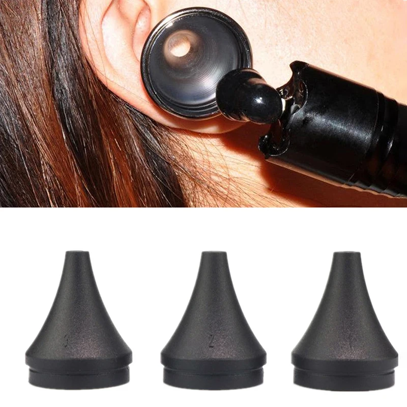 Medical Reusable Adult Child Non Disposable Speculum Earmuff Otoscope Accessory Ear Tip Funnel Nozzle Specula Cone Replacement 3
