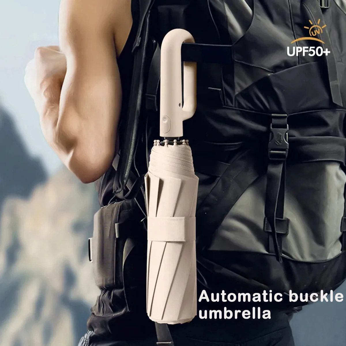 Folding Umbrella 10-Bone Fully Automatic Sunshine Dual-Purpose